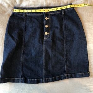 Banana republic jean skirt